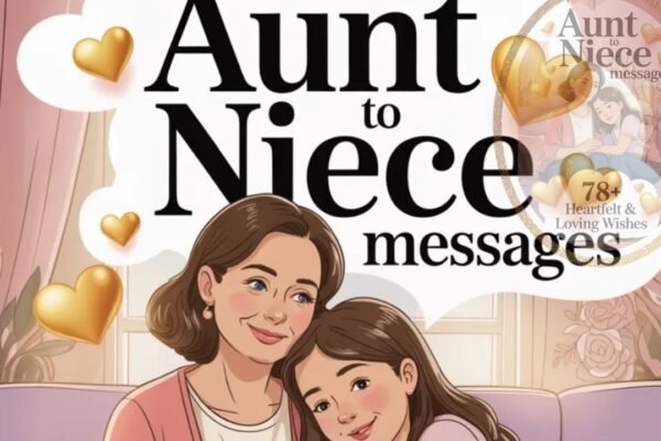 Aunt to Niece Messages (78+ Heartfelt & Loving Wishes)