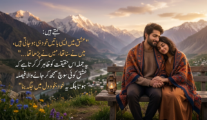 کہتے ہیں: "عشق میں ایسی باتیں خود ہی ہو جاتی ہیں، میں نے سنا تھا، میں نے پڑھا تھا..." یہ جملہ اس حقیقت کو ظاہر کرتا ہے کہ عشق کوئی سوچ سمجھ کر کیا جانے والا فیصلہ نہیں ہوتا بلکہ یہ خود بخود دل میں جگہ بنا