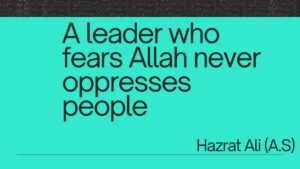 Hazrat Ali leadership quotes 